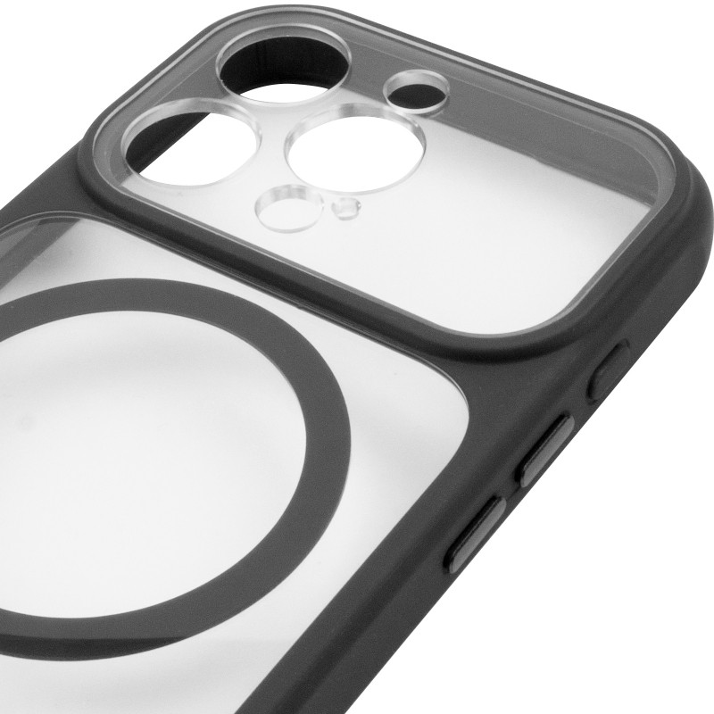 Чехол TPU+PC GETMAN Moon Clear with MagSafe для Apple iPhone 16 Pro Max (6.9") Херсон - зображення 7