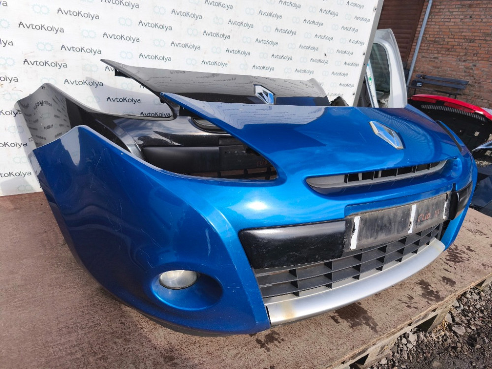 Бампер передний Renault Clio III 2009-2012 рестайлинг (8200799935) Ковель - изображение 4