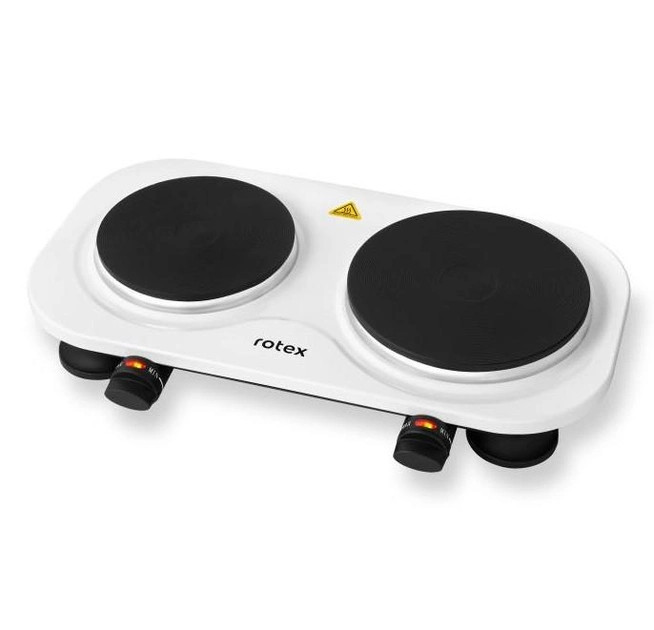Настольная плита электрическая Rotex Duo RIN415-W 2 конфорки Киев - изображение 1