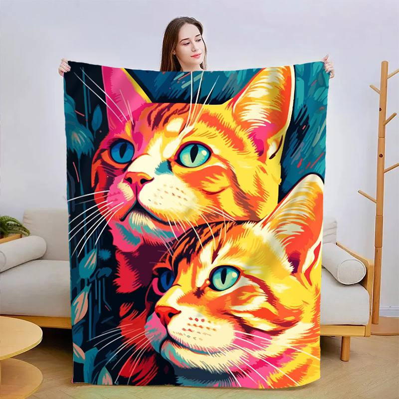 Плед 3D Картина котиків 2991_A 13452 160х200 см Київ - зображення 1