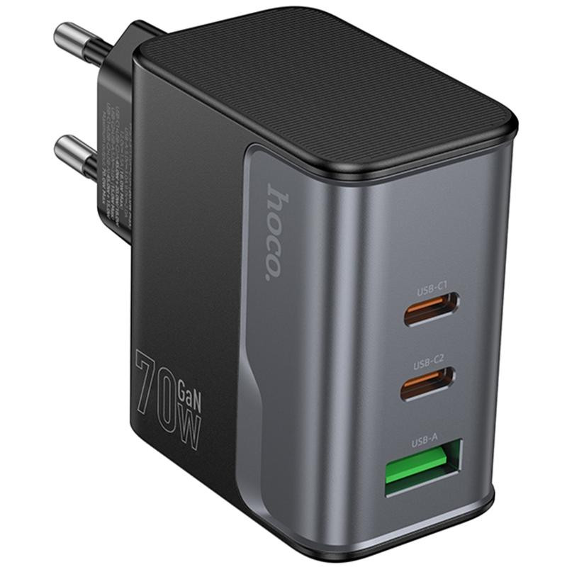 СЗУ Hoco CS75A Star Speed PD70W+QC3.0 (1USB-A/2C) Херсон - изображение 6