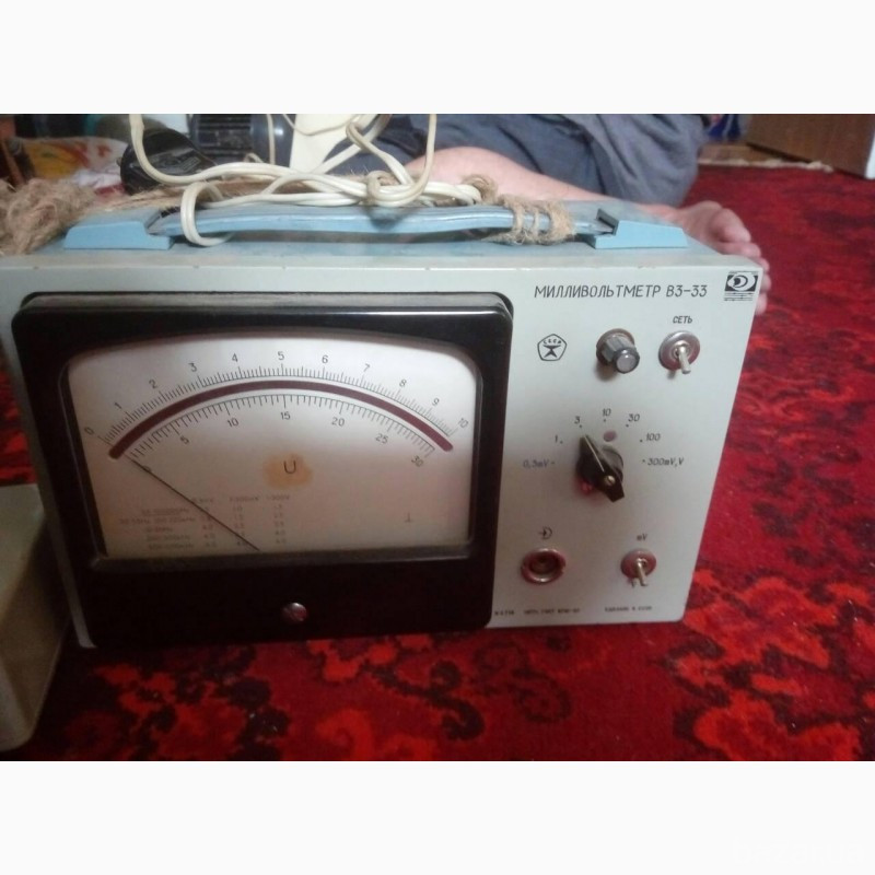 Милливольтметры В3-33, 0-10в. -01-30в. с трансформатором. -1шт. Харків - зображення 1