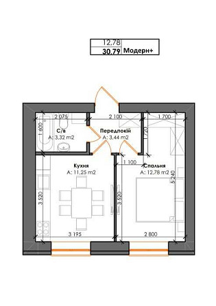продажа 1-к квартира Киево-Святошинский, Гатное, 33260 $  - изображение 9