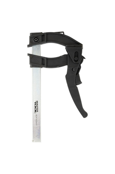 Струбцина столярная MASTERTOOL F-Type быстрозажимная 160х90 мм 600 Н 07-0012 Харьков - изображение 1
