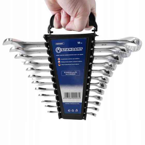 Набор ключей комбинированных 6-22 мм 12 шт на холдере СТАНДАРТ NKK12ST Харьков