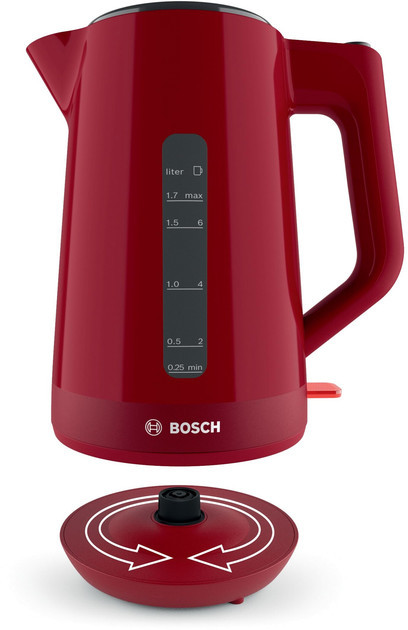 Электрочайник Bosch TWK1M124 1,7 л красный Київ - зображення 2