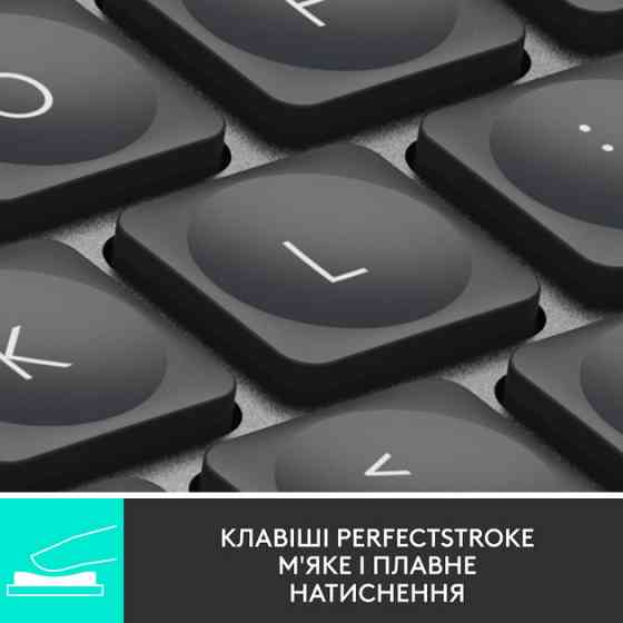 Клавиатура компьютерная безпроводная Logitech MX Keys Mini Illuminated Graphite L920-010498 графитов Киев