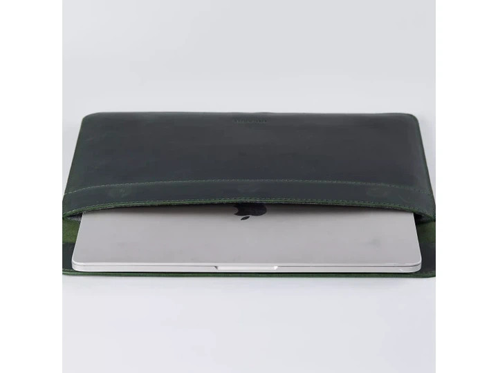 Чехол для ноутбука винтажный Incarne Klouz MacBook Air 13" 2018-2025 klouz-green-vintage-air-13 зеле Київ - зображення 3
