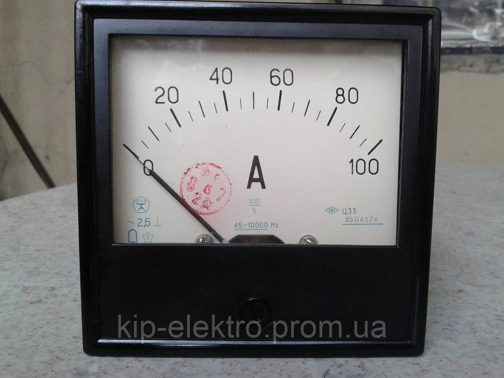 Амперметр щитовой Ц33, Ц33-М1, Ц330 (Ц-33, Ц 33, Ц-33-М1, Ц 33-М1, Ц-330, Ц 330, С33, С33-М1, С330) Київ - зображення 4