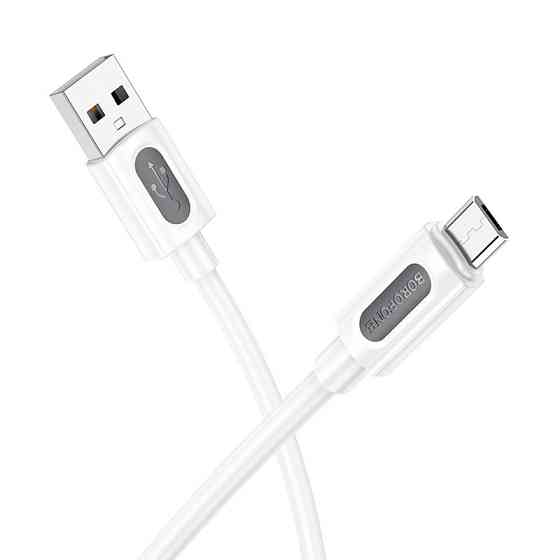 Дата кабель Borofone BX114 Structure USB to MicroUSB 2.4A (1m) Херсон