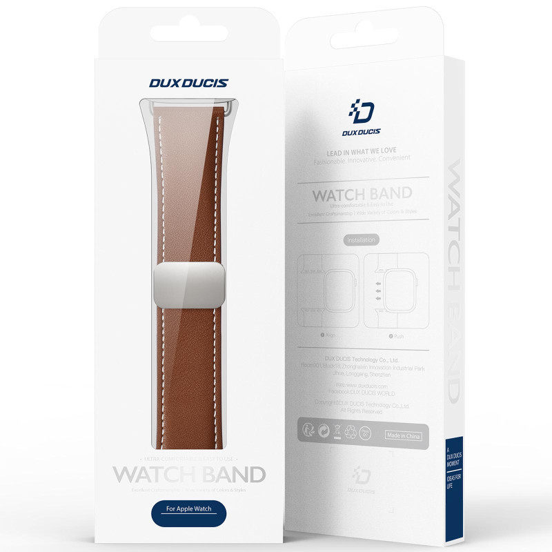 Ремешок Dux Ducis Genuine Leather для Apple Watch 38/40/41/42mm(ser.10) Херсон - изображение 5