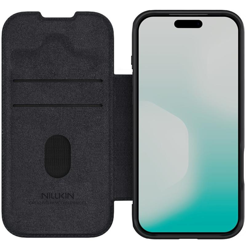 Кожаный чехол-книжка Nillkin Qin Pro Camshield для Apple iPhone 17 Pro Max (6.9") Херсон - зображення 4