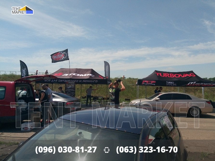 Racing Tent мобільні шатри палатки для автоспорту та мотоспорту з персональним дизайном виготовлення Запоріжжя - зображення 4