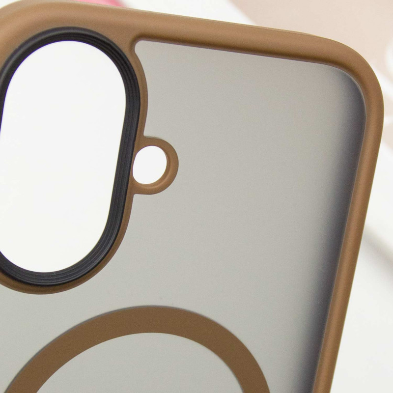 TPU+PC чехол Metal Buttons with MagSafe для Apple iPhone 16 (6.1") Херсон - зображення 5