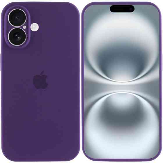 Чехол Silicone Case Full Camera Protective (AA) для Apple iPhone 16 (6.1") Херсон