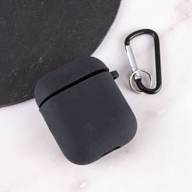 Силиконовый футляр с микрофиброй для наушников Airpods 1/2 Херсон - зображення 3