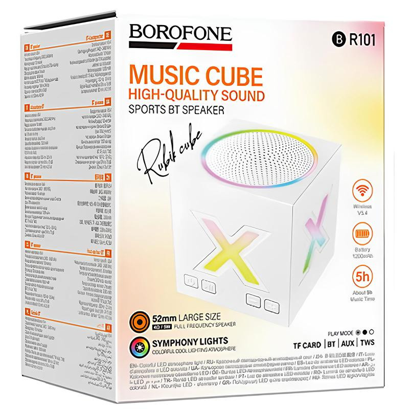 Bluetooth Колонка Borofone BR101 Rubik sports Херсон - зображення 4
