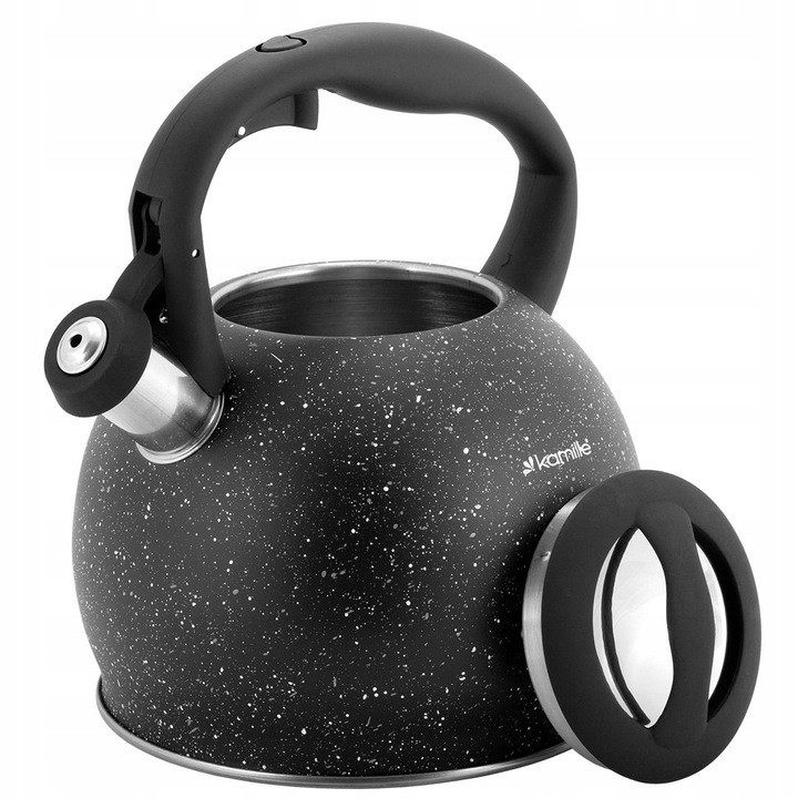 Чайник Kamille из нержавеющей стали и нейлоновой ручкой 3 л KM 1074 Одеса - зображення 5