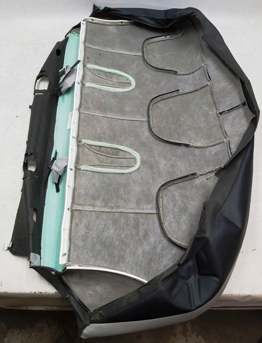 Обшивка дивана 2-го ряда PERF GRAY (PERF SED LVC) (мелкая царапина) Tesla model S, model S REST 1030 Київ - зображення 2