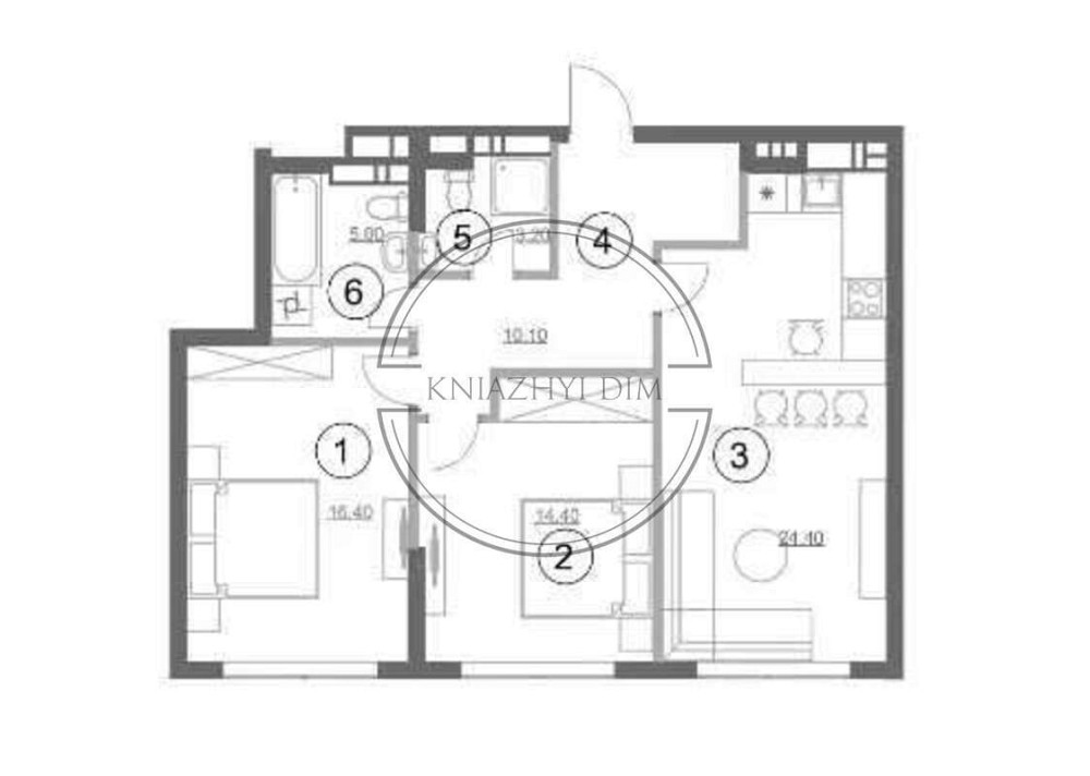 Продаж 2-кімнатної квартири в ЖК Greenville Park. № 21142211 Київ - зображення 4