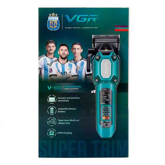 Машинка для стрижки аккумуляторная VGR V-600 BLACK 8 Вт черная Киев