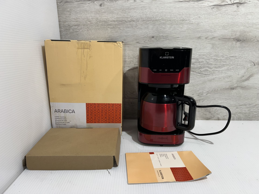 Кавоварка Klarstein Arabica Red Німеччина модель 10035588 Косів - зображення 8