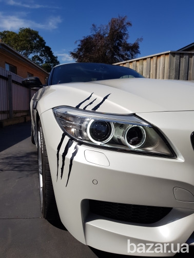 Наклейка на авто в виде Царапины Когтем Черная Бориспіль - зображення 6