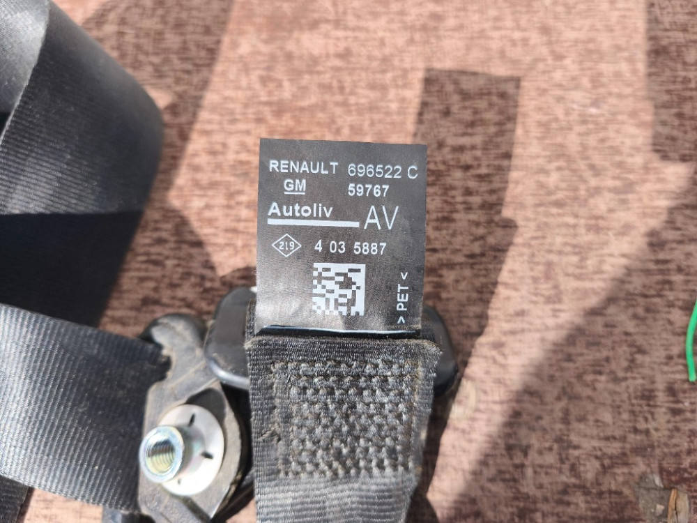 Ремень безопасности передний левый Renault Trafic II 2001-2013 (696522C) Ковель - изображение 2