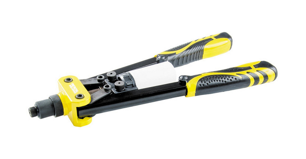 Пистолет для заклепок MASTERTOOL ПРОФИ двухручный 320 мм CrMo Ø 3.2/4.0/4.8 мм 21-0711 Харків - зображення 1