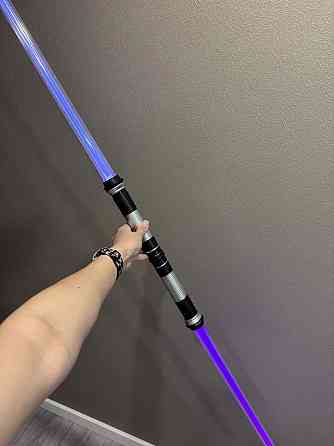 Двосторонній світловий меч 132 см | Посох як у Дарта Мола | 12 кольорів Київ
