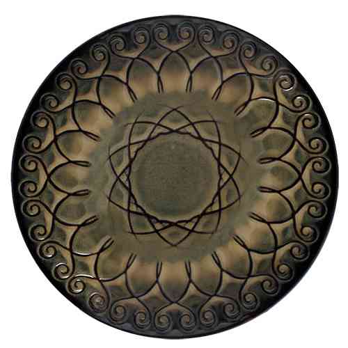 Тарелка подставная Losk Dec Firoza Brown L0480-XY4612A-31 27 см коричневая Київ