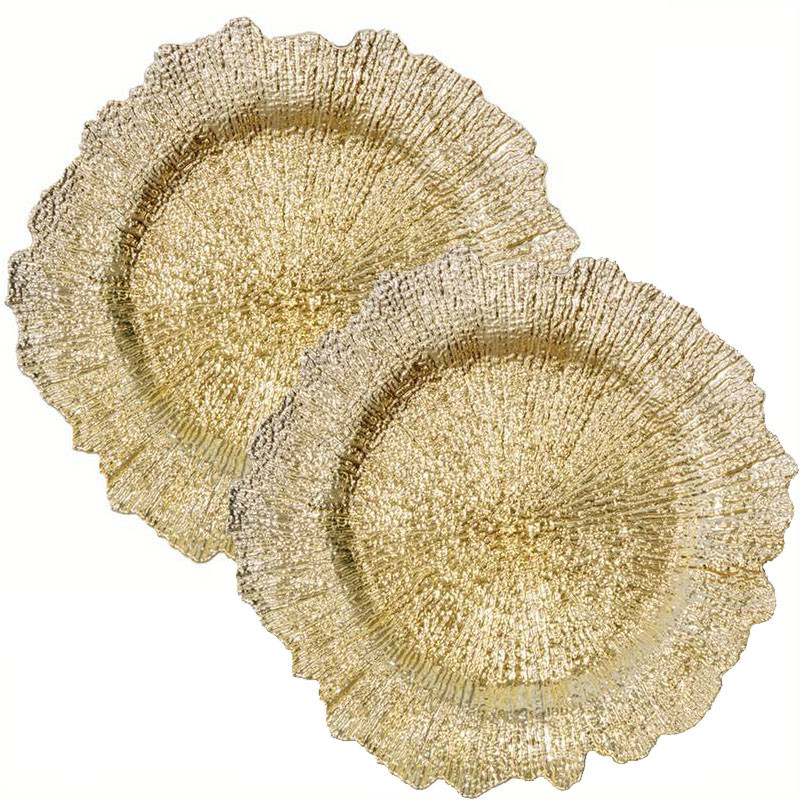 Подтарельник для сервировки Ø33см Leeseph золото 2 шт. Одеса - зображення 1
