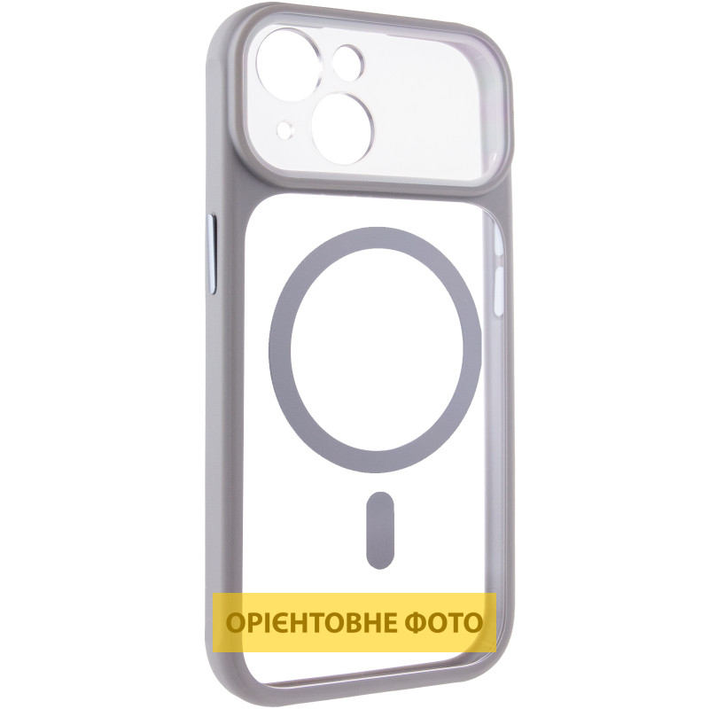 Чехол TPU+PC GETMAN Moon Clear with MagSafe для Apple iPhone 15 (6.1") Херсон - зображення 2