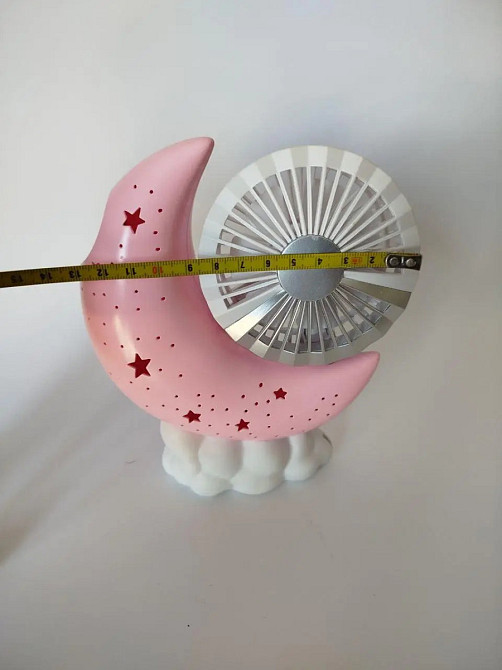 Вентилятор настольный с подсветкой Atlanfa Fan Moon Fan HQ 66-21 2 Вт Киев - изображение 4