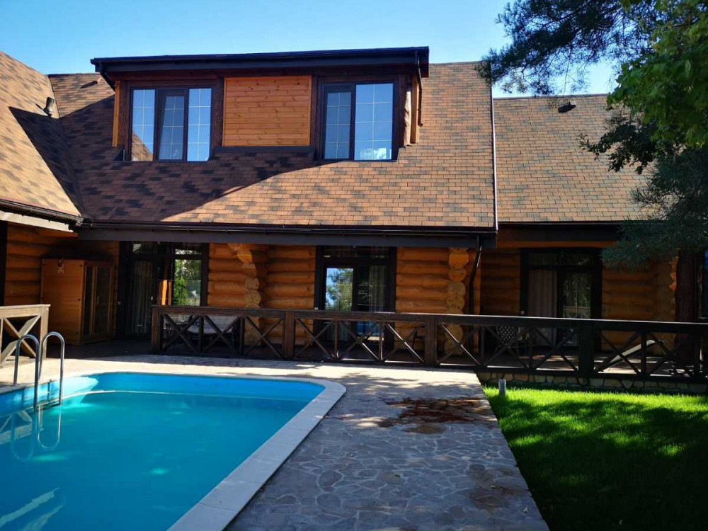 Без % Сруб с бассейном у реки в соснах. Конча-Заспа, Козин.  - изображение 5