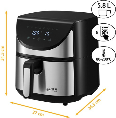 Мультипечь First FA-5053-6 1400 Вт черная Киев - изображение 2