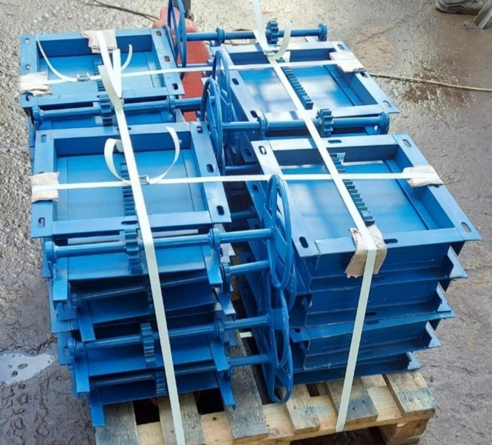 Реечные автоматические задвижки 600х600 ,  шиберная задвижка Київ - зображення 9