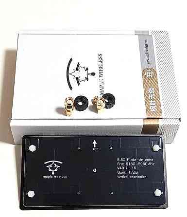 Антенна 5150-5950MHz, до 50 Вт 17dBi пластинчатая SMA-Manual Maple Wireless, For FPV Monitor Днепр
