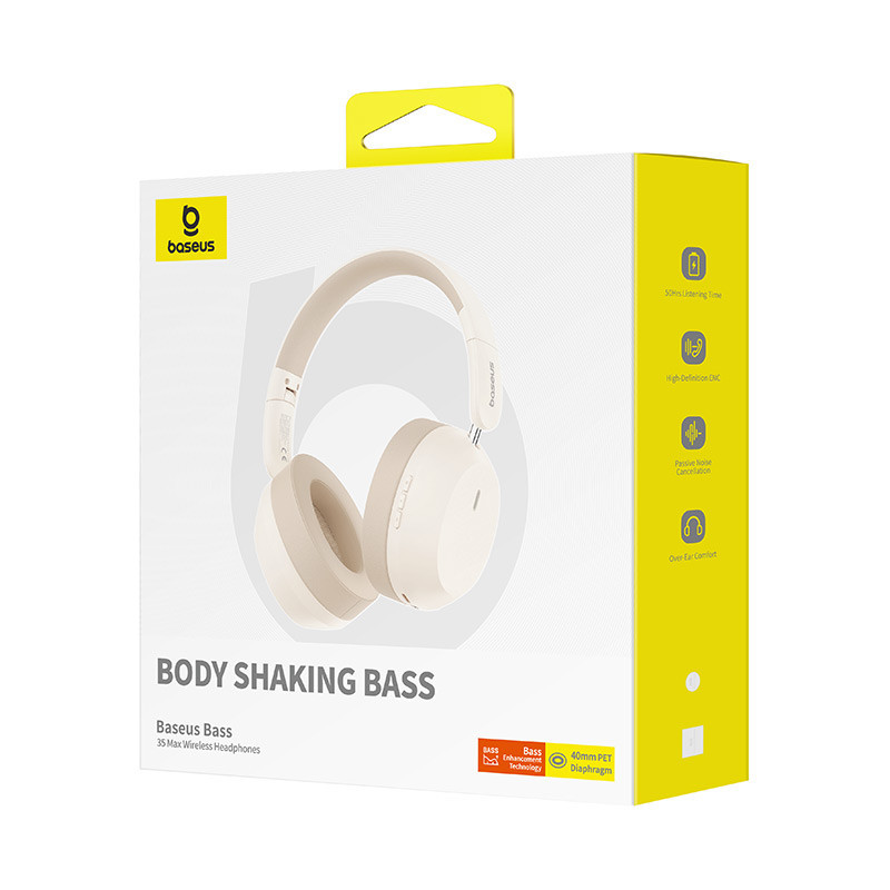 Накладные беспроводные наушники Baseus Bass 35 Max (A00070800) Херсон - зображення 6