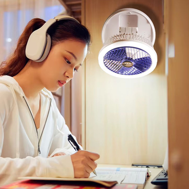 Настольный складной вентилятор Folding Fan 2in1 with Night Light Херсон - изображение 7