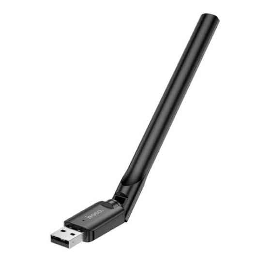 Wi-fi адаптер Hoco HI32 WiFi4 USB Black (Код товару:41010) Харків