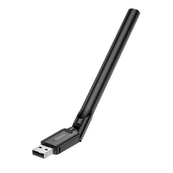 Wi-fi адаптер Hoco HI32 WiFi4 USB Black (Код товару:41010) Харків - зображення 1