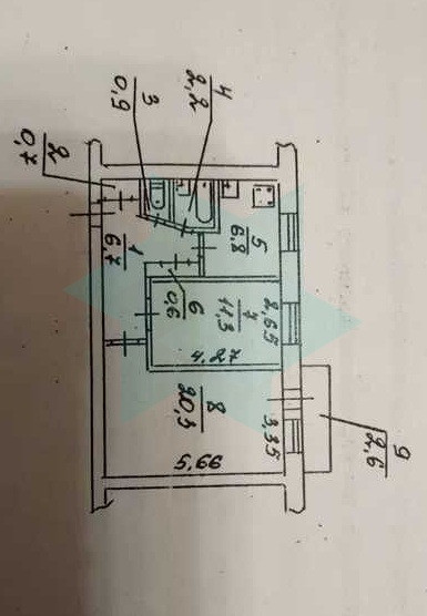 Продам. 2-к.кв. 9/9, нагорка. вул.Полігонна Днепр - изображение 8