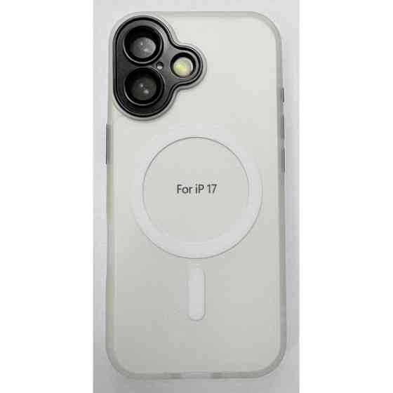 Чохол DM with MagSafe для Apple iPhone 17 Clear Black Харків