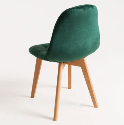 Стул Лорена велюр бархат зеленый Дніпро - зображення 4