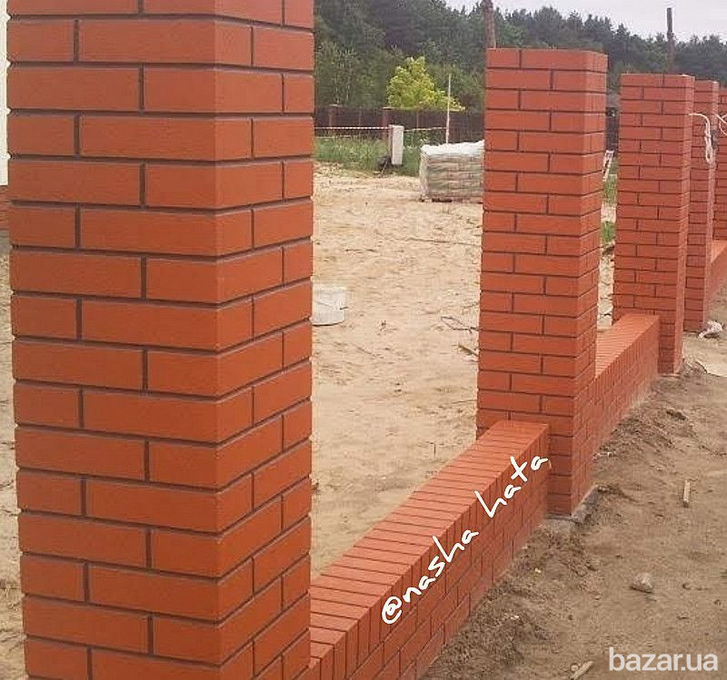 Клінкерна цегла у форматі суцільних стовпів від виробника. Білгород-Дністровський, Одеська. Белгород-Днестровский - изображение 2