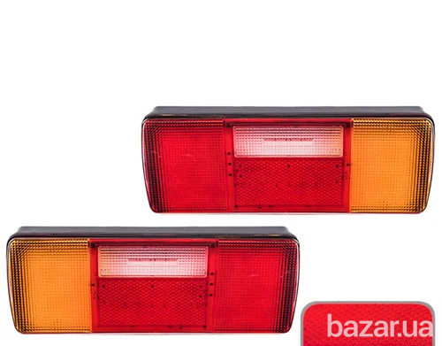 Ліхтар задній115LED 335mm*120mm на вантажний авто, трактор, причіп Баришівка - зображення 1