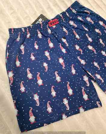 Мужские семейные трусы с новогодним принтом гномов (арт. MBXK 307/01/139) Кривий Ріг