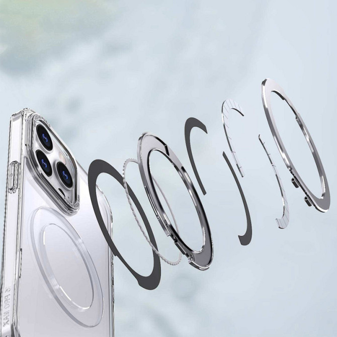 Чехол TPU+PC Empire with MagSafe and Ring для Apple iPhone 15 Pro (6.1") Херсон - изображение 5