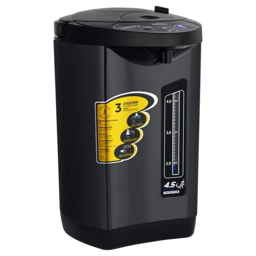 Термопот Rotex RTP453-BS 4.5 л черный Київ - зображення 1